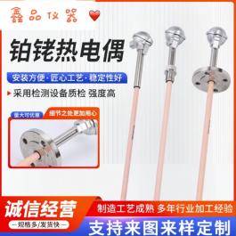  S/B/R型铂铑热电偶 WRP WRR WRQ 温度传感器 耐温0~1800℃